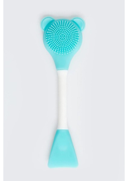 Silikon Yüz Temizleme Fırçası ve Maske Uygulama Spatulası