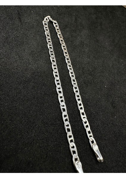 3,2 mm Ezme Barlı Gümüş Erkek Bileklik modelleri