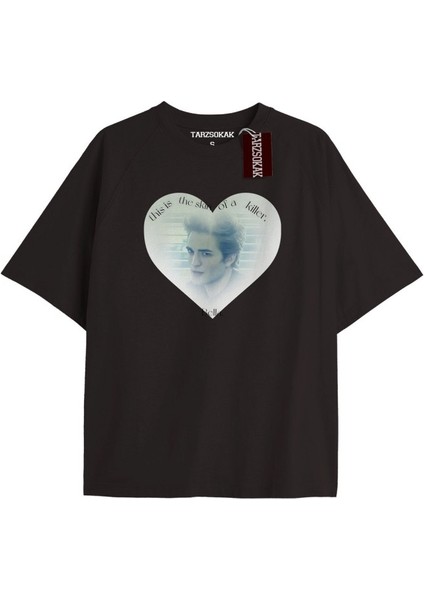 Y2K Twilight Team I Love My Boyfriend Tshirt Kod-Edward