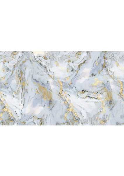 Beyaz-Altın Mermer Desenli Kumaş Duvar Kağıdı - En x Boy - Ev ve Ofis Dekor fiyatları