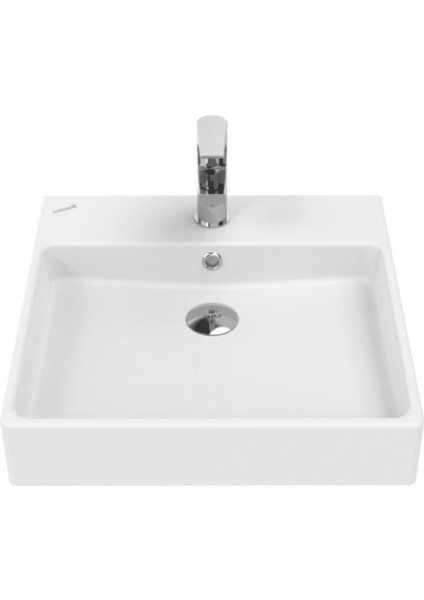 Next Tezgah Üzeri Kare Lavabo 50*50 cm Beyaz