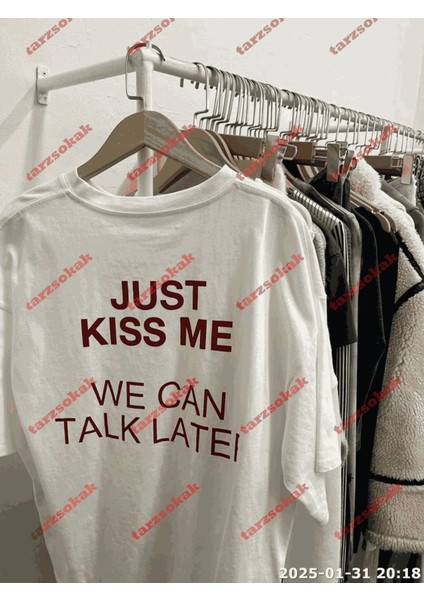 Tarzsokak Slogan Yazılı Oversize Tshirt TWGWBR68