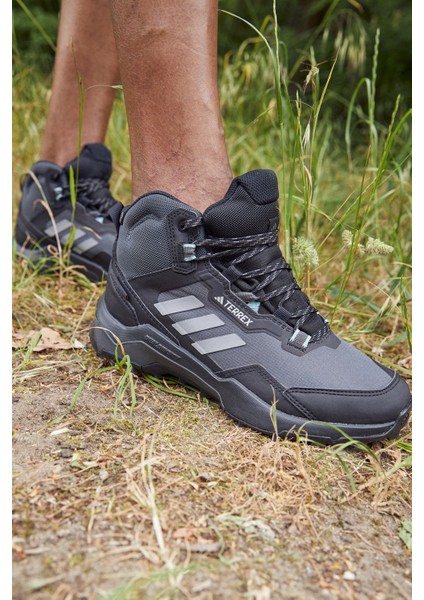 Terrex Ax4 Mid Gro Tex Hiking Continental Sneaker Gore Tex Bilekli Sneaker Siyah Gri