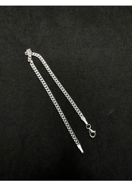 2,8 mm Gurmet Model Gümüş Erkek Bileklik modelleri