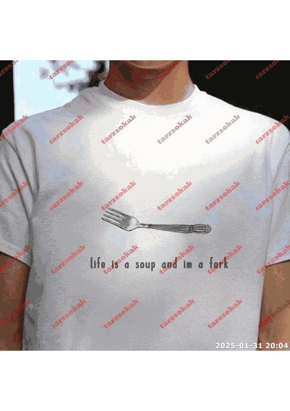 Tarzsokak Slogan Yazılı Oversize Tshirt TWGWBR41