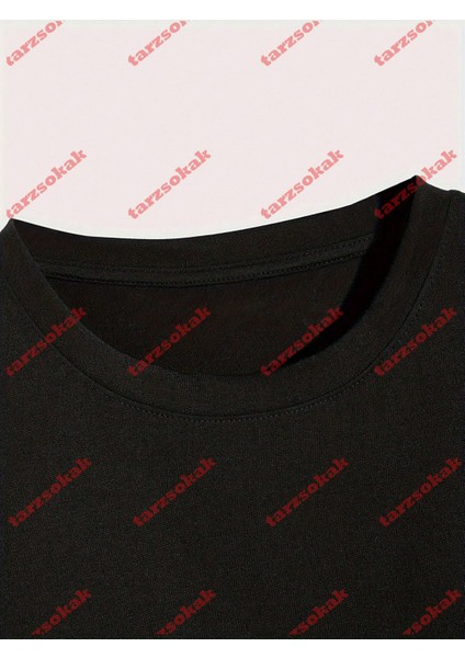 Tarzsokak Model 3917 Erkek Yazlık Yuvarlak Yaka Kısa Kollu Günlük Tişört, Yaz modelleri