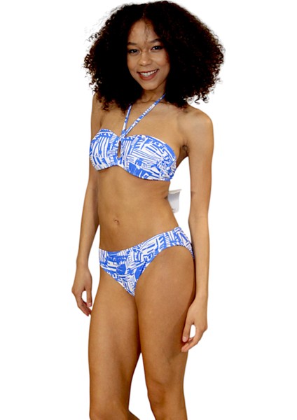 Straplez Boyundan Bağlı Içi Dolgusuz Kaplı Bikini Takımı fiyatları