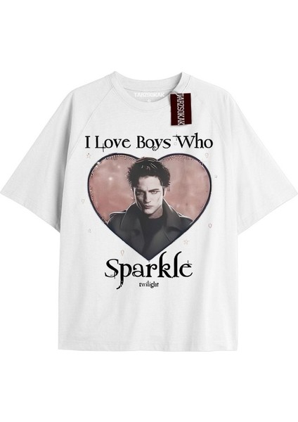 Y2K Twilight Team I Love My Boyfriend Tshirt Kod-Edward