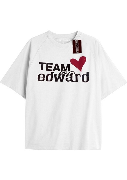 Y2K Twilight Team I Love My Boyfriend Tshirt Kod-Edward