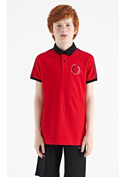T13EÇ-11166_01 Erkek Çocuk T-Shirt Polo Yaka