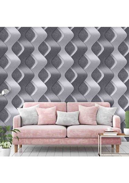 3 Boyutlu Taş Duvar Desenli Silinebilir Tekstil Duvar Kağıdı modelleri