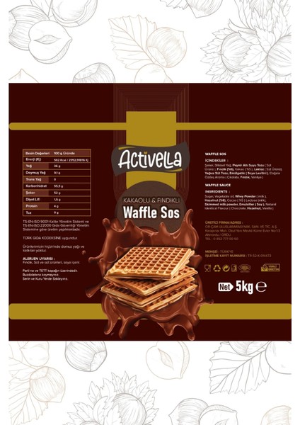 Waffle Sos 5kg