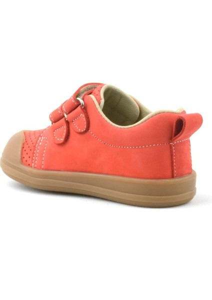 Sonic Hakiki Deri Turuncu Cırtlı Anatomik Bebek Spor Ayakkabı Sneaker modelleri