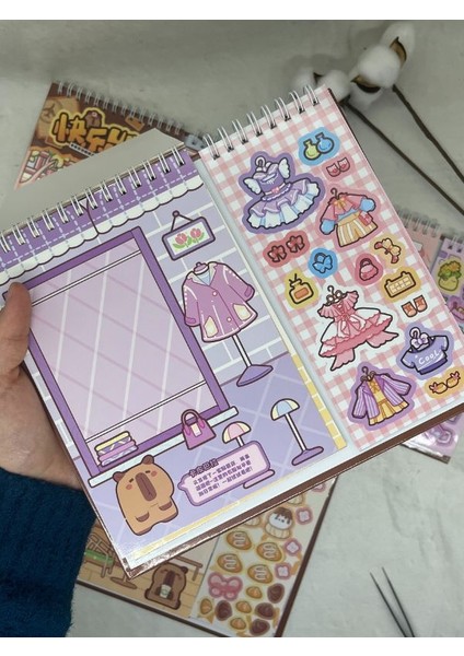 Capybara Gezgin Izometrik Özel Tasarım Sticker Seti ile Görev Tamamlama/çıkartma/kapibara indirimleri