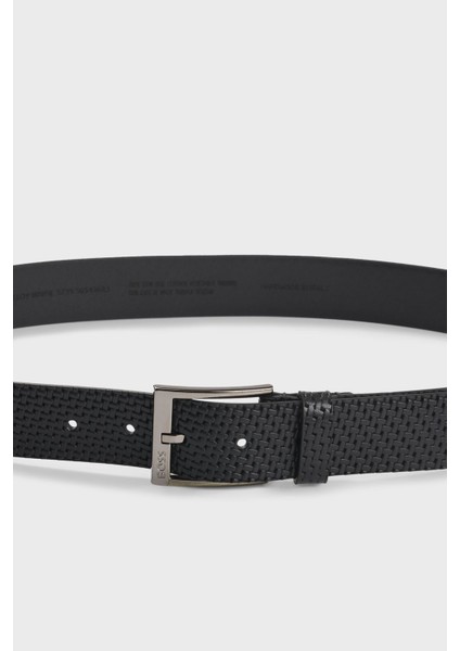 Logolu Dokuma Deri Kemer Erkek Kemer 50542683 001 fırsatları