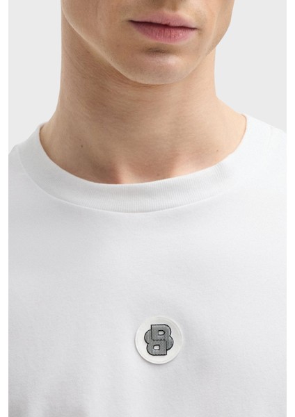 Logolu Pamuk Regular Fit Bisiklet Yaka T Shirt Erkek T Shirt 50535409 100 fırsatları