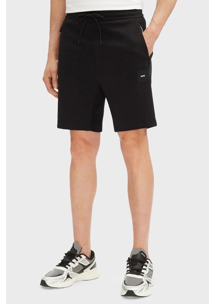 Logolu Streç Pamuklu Regular Fit Normal Bel Short Erkek Short 50537199 001