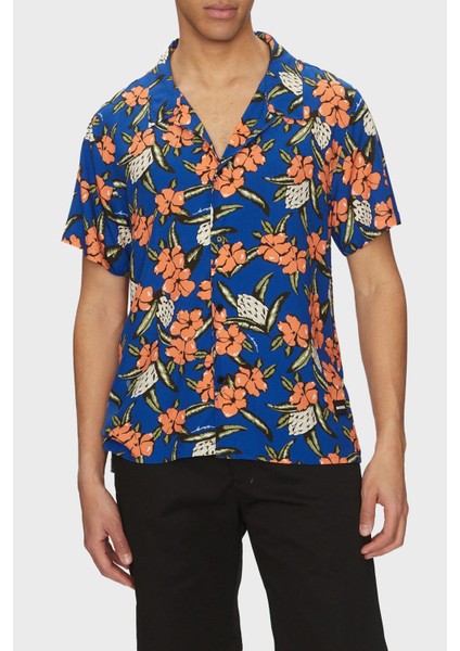 Desenli Regular Fit Kısa Kollu Gömlek Erkek Gömlek 50535793 427