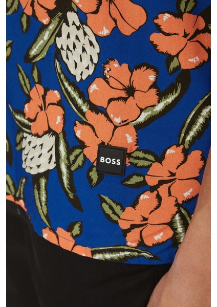 Desenli Regular Fit Kısa Kollu Gömlek Erkek Gömlek 50535793 427 indirimleri