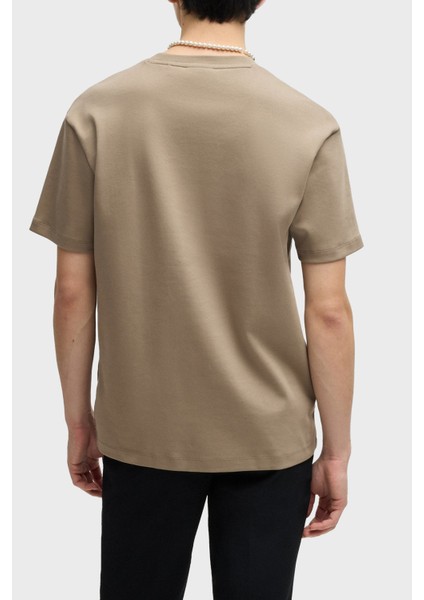 Logolu Bisiklet Yaka % 100 Pamuk Regular Fit T Shirt Erkek T Shirt 50505201 219