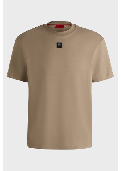 Logolu Bisiklet Yaka % 100 Pamuk Regular Fit T Shirt Erkek T Shirt 50505201 219