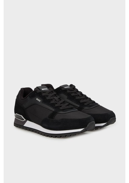 Logolu Süet Detaylı Sneaker Ayakkabı Erkek Ayakkabı 50523221 004