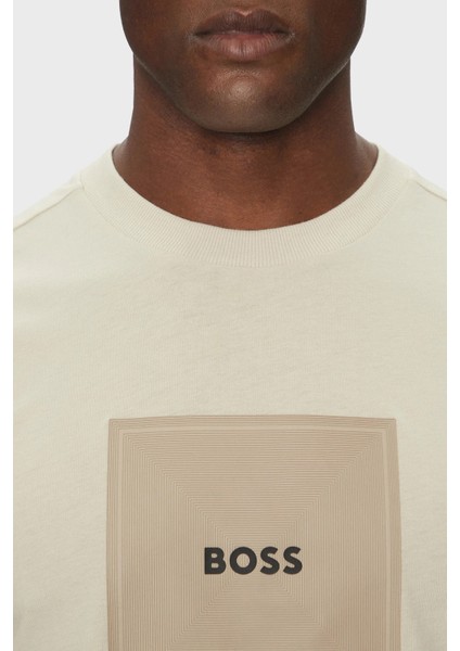 Logo Baskılı Pamuk Regular Fit Bisiklet Yaka T Shirt Erkek T Shirt 50538096 284 fırsatları