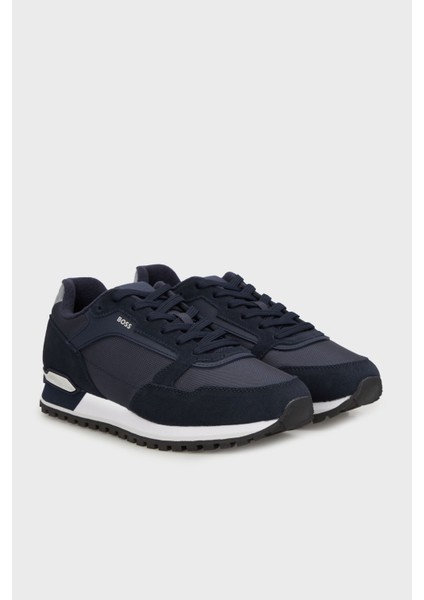 Logolu Süet Detaylı Sneaker Ayakkabı Erkek Ayakkabı 50523221 410