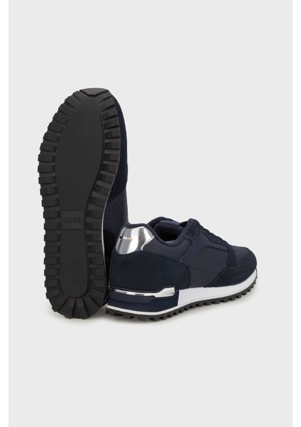 Logolu Süet Detaylı Sneaker Ayakkabı Erkek Ayakkabı 50523221 410