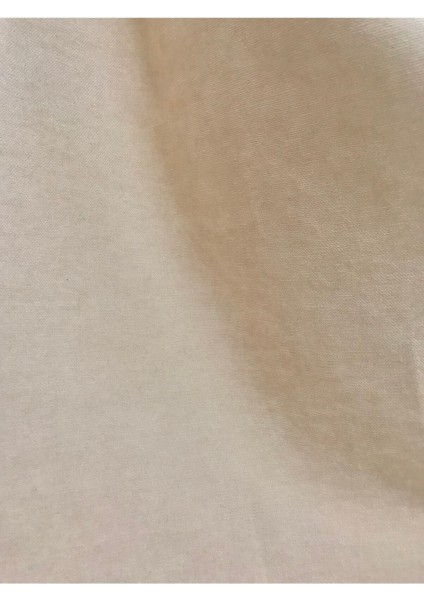 Ada Fonluk Bej Tek Kanat 1/3 Sık Pile - Her Odaya Uygun Lüks Fon Perde