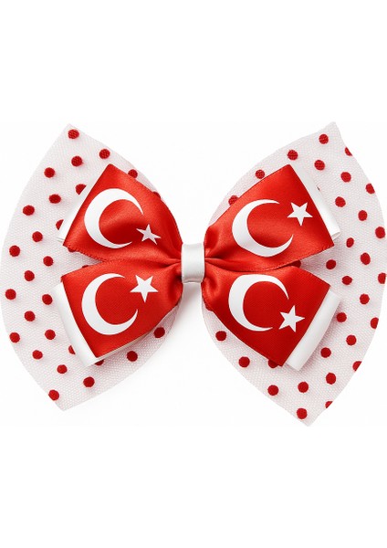 Premium 23 Nisan- 29 Ekim Fiyonk Toka Ay Yıldız Puantiyeli Fiyonk Otomatik Toka 1016