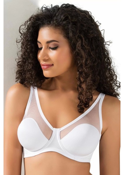 Tül Kaplı Soft B Cup Sütyen