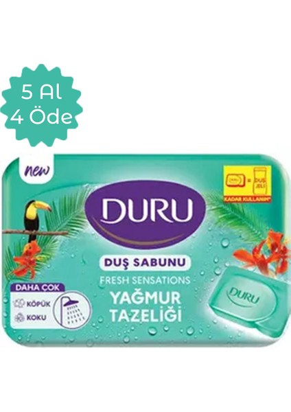 Duş Sabunu Kalıp Sabun Fresh 5 Al 4 Öde