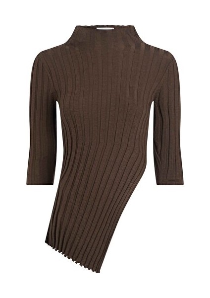 Asymmetrıc Knıt Sweater