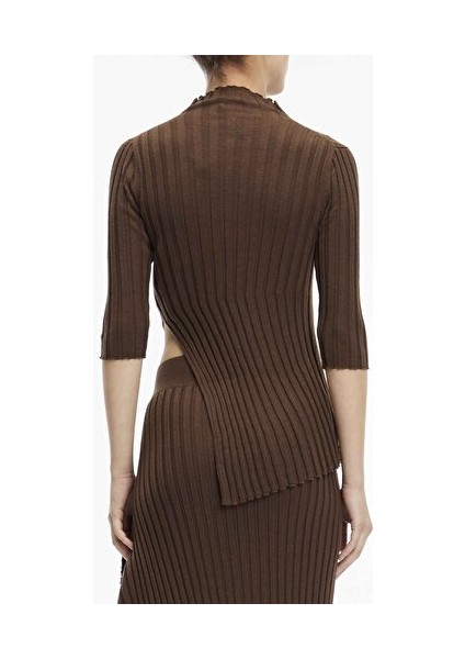 Asymmetrıc Knıt Sweater fırsatları