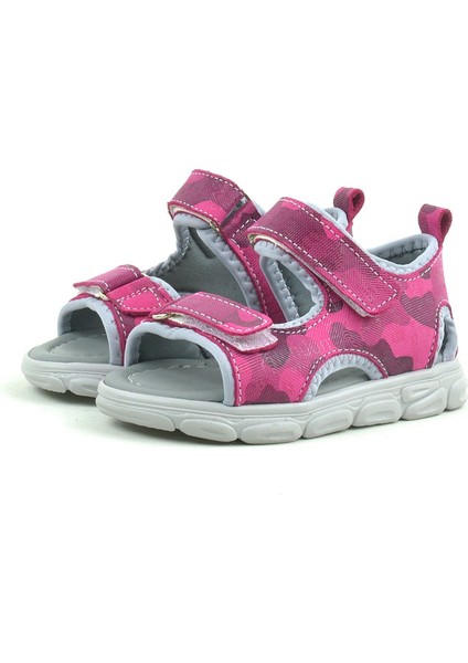 Wisps Hakiki Deri Pembe Kamuflaj Bebek Sandalet fırsatları