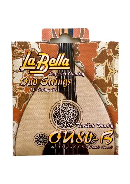La Bella OU80-B Ud Teli Türk Sistem Siyah Misina Profesyonel