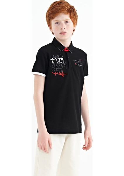T11EÇ-11085_01 Erkek Çocuk T-Shirt Polo Yaka