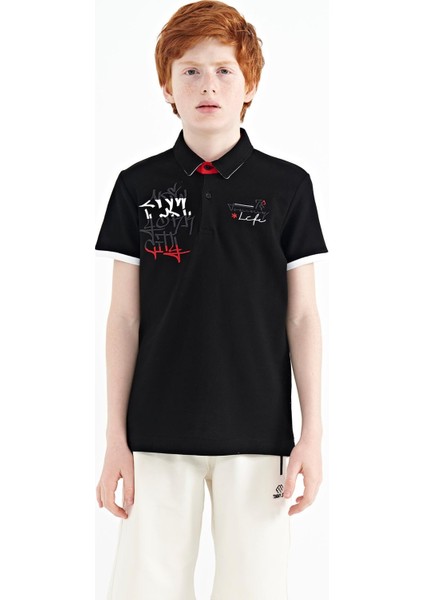 T11EÇ-11085_01 Erkek Çocuk T-Shirt Polo Yaka modelleri