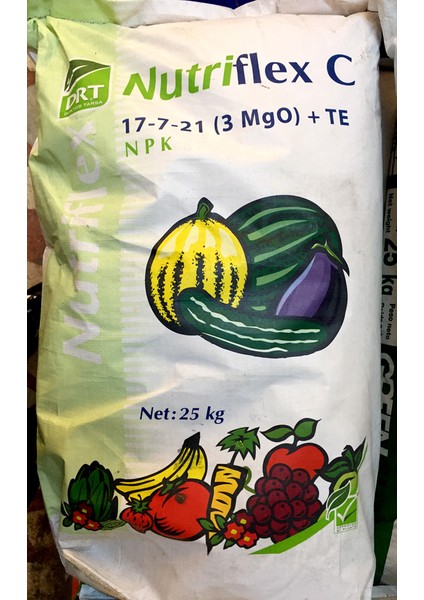Nutriflex C 17-7-21 3Mgo+Te Npk Gübre Micro Element ve Magnezyumlu Gübre 25 Kg