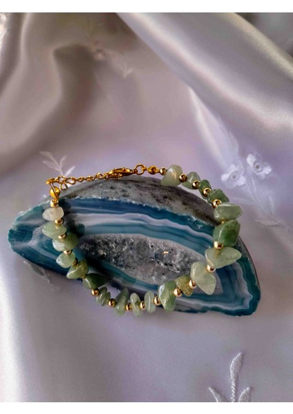 Aventurine Doğal Taş Bilezik modelleri