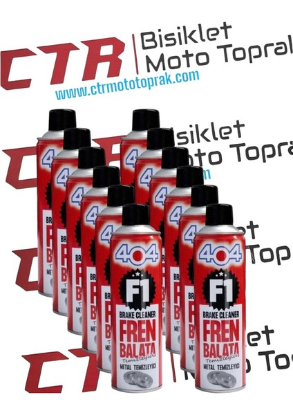 30ADET 404 Fren Balata ve Genel Temizleyici Spreyi 500 ml 30ADET 1koli