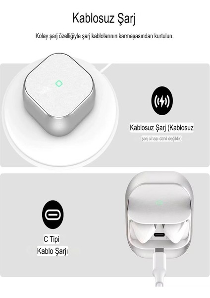 Ipx4 Su Geçirmez Çift Taraflı Wireless Hd Stereo Bluetooth 5.3 Kulaklık - Bluetooth Earbuds