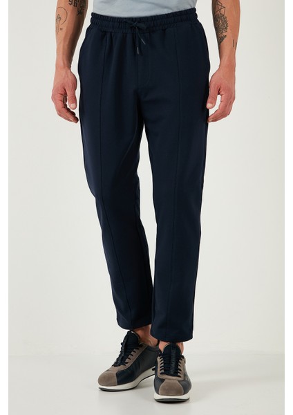Pamuklu Regular Fit Yüksek Bel Düz Paça Çimalı Jogger Pantolon Erkek Pantolon 5908058 modelleri