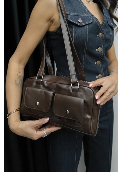 Cherie Kahverengi Omuz Çantası