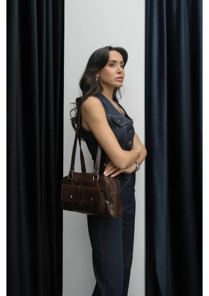 Cherie Kahverengi Omuz Çantası modelleri