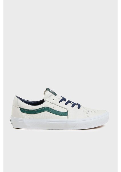 Sk8-Low Deri Logolu Sneaker Ayakkabı Ayakkabı VN0009QRWTM1