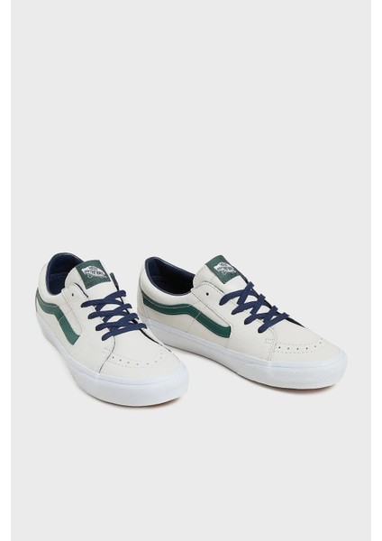 Sk8-Low Deri Logolu Sneaker Ayakkabı Ayakkabı VN0009QRWTM1
