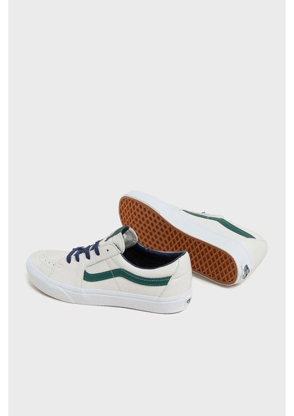 Sk8-Low Deri Logolu Sneaker Ayakkabı Ayakkabı VN0009QRWTM1