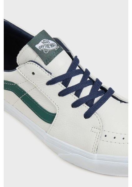 Sk8-Low Deri Logolu Sneaker Ayakkabı Ayakkabı VN0009QRWTM1